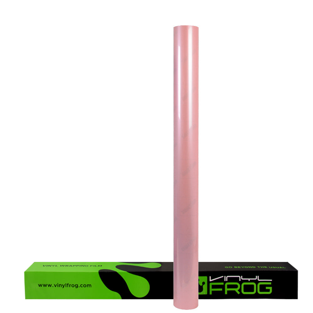 Super Glossy Taycan Pink Vinyl Wrap
