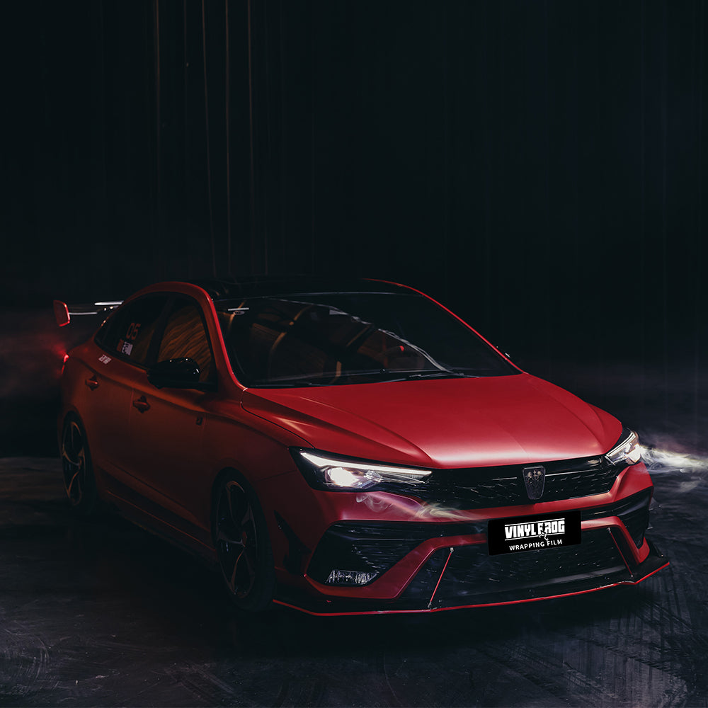 Matte Metallic Pearl Red Vinyl Wrap