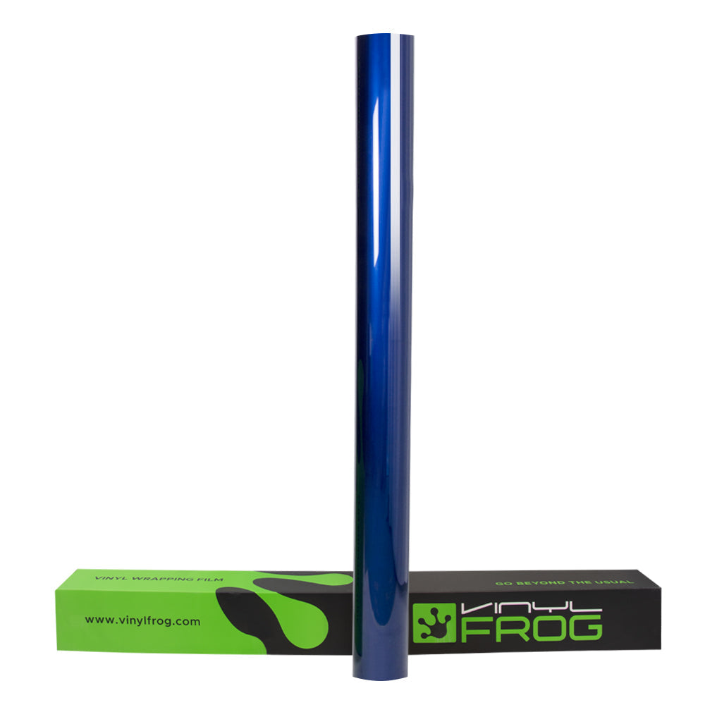 Glossy Metallic Cobalt Blue Vinyl Wrap