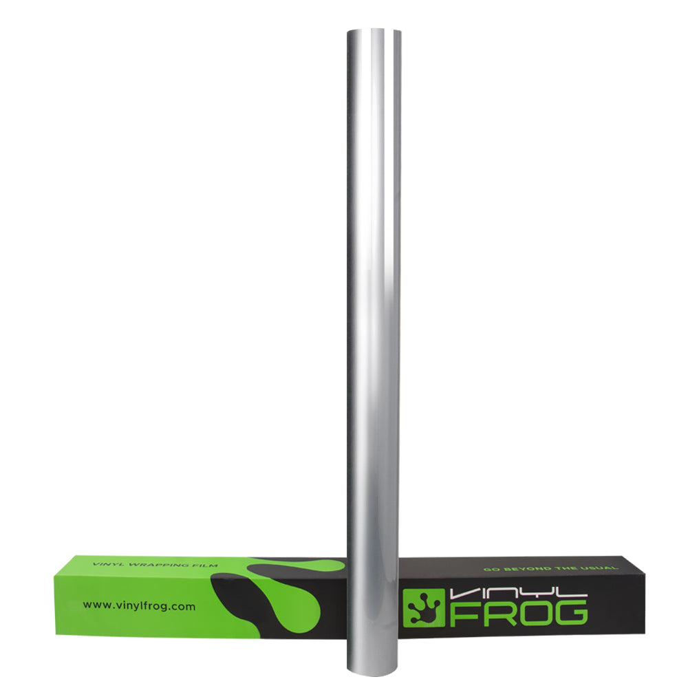 Glossy Metallic Unicorn Silver Vinyl Wrap