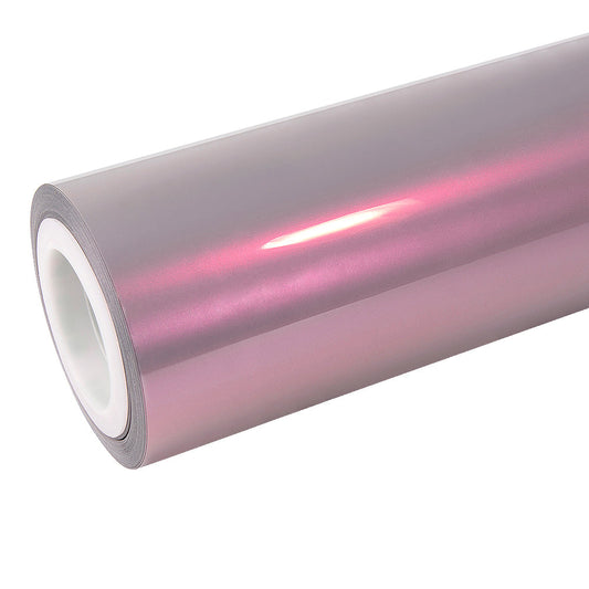 Candy Metallic Gray Pink Vinyl Wrap.