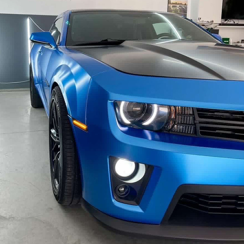 Matte Metallic Pearl Blue Vinyl Wrap