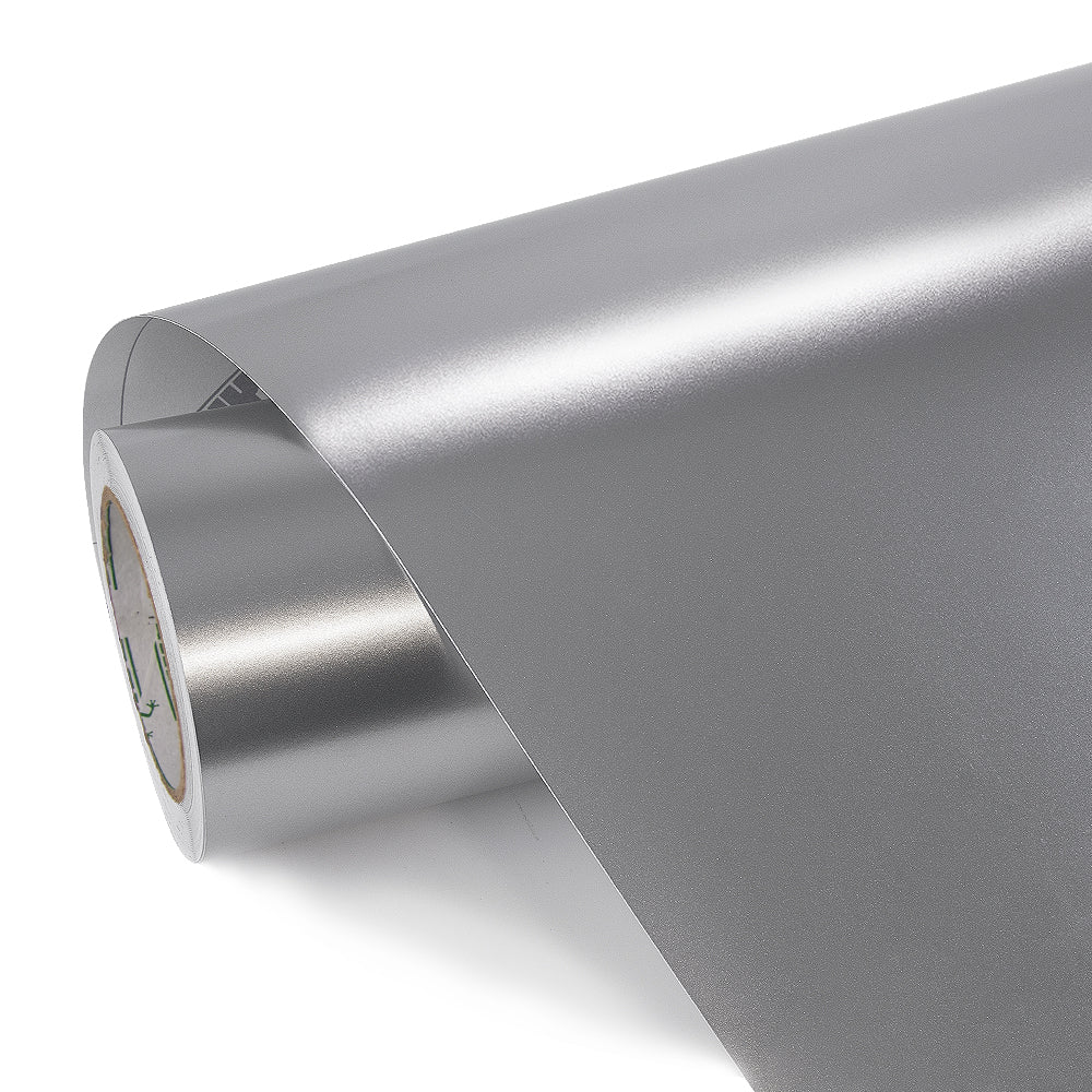 Matte Metallic Metal Silver.