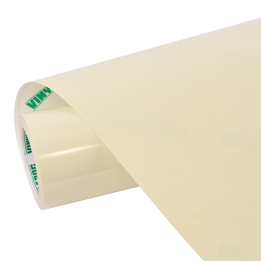 Super Glossy Cream Vinyl wrap.