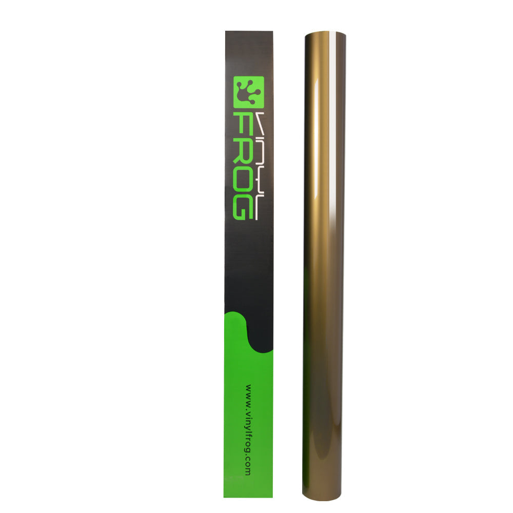 Glossy Metallic Champagne Gold Vinyl Wrap