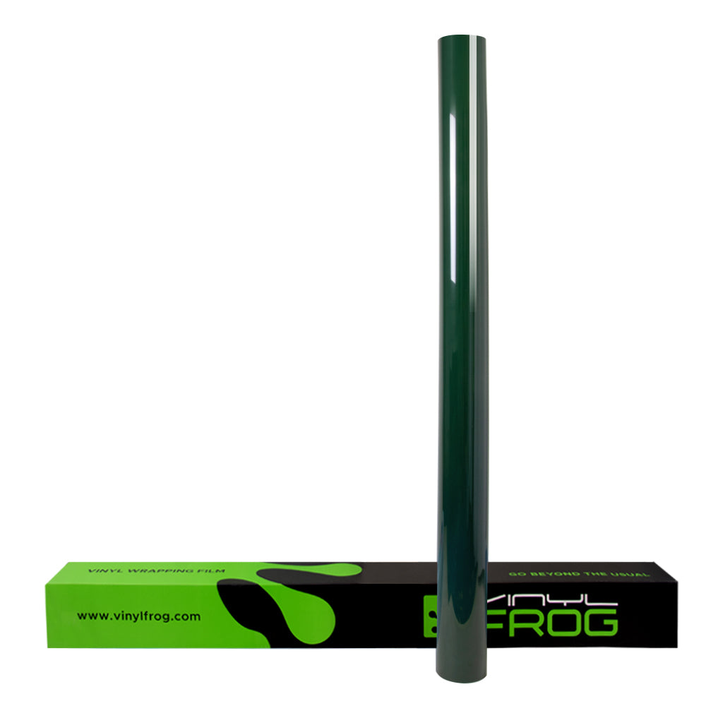 High Glossy Vintage Racing Green Vinyl Wrap