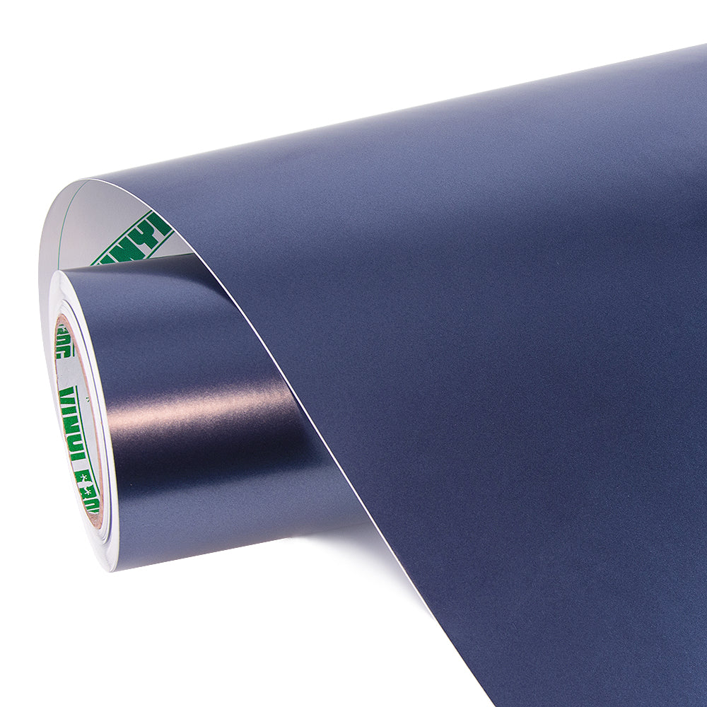Matte Metallic Oxford Blue Vinyl Wrap