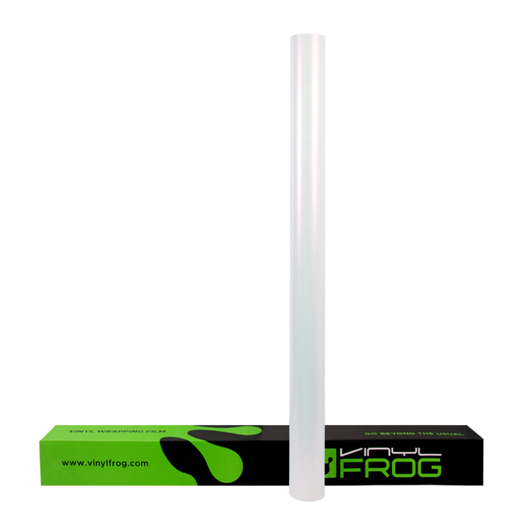 Matte White Red Vinyl Wrap