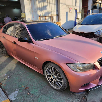 Satin Chrome Silk Rose Gold Vinyl Wrap