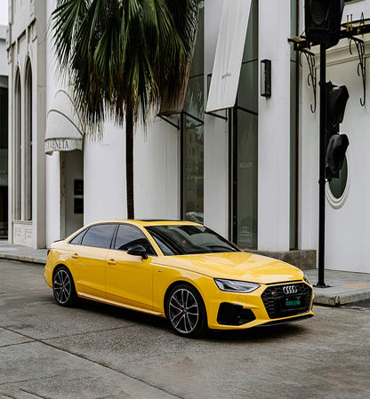Super Glossy Cyber Yellow Vinyl Wrap