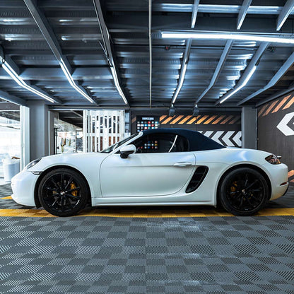 Matte White Blue.