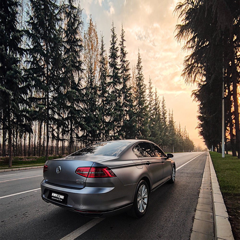 Matte Metallic Charcoal Grey.