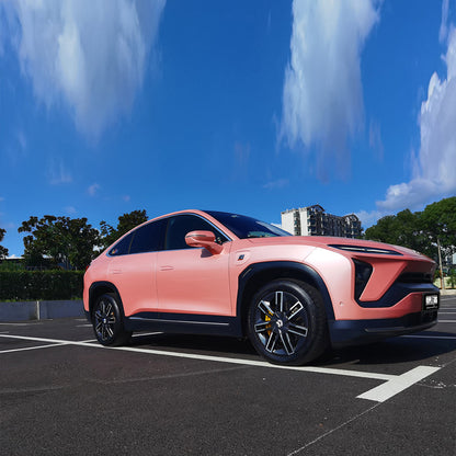 Super Glossy Taycan Pink Vinyl Wrap