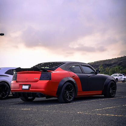 Satin Chrome Red Vinyl Wrap
