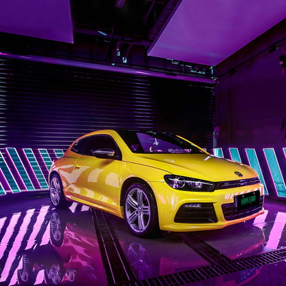 High Glossy Yellow Vinyl wrap