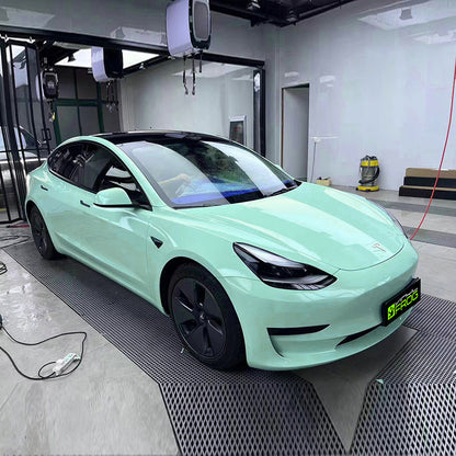High Glossy Jamaican Aqua Vinyl Wrap