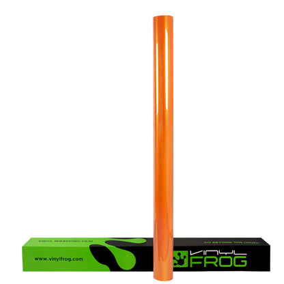 Candy Metallic Neon Orange Vinyl Wrap