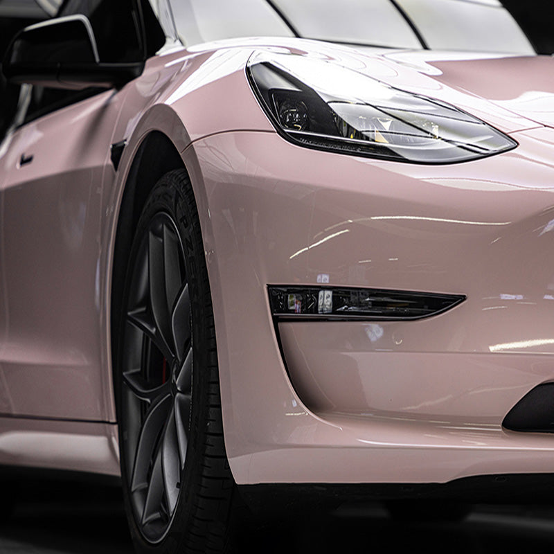 High Glossy Piggy Pink Vinyl Wrap