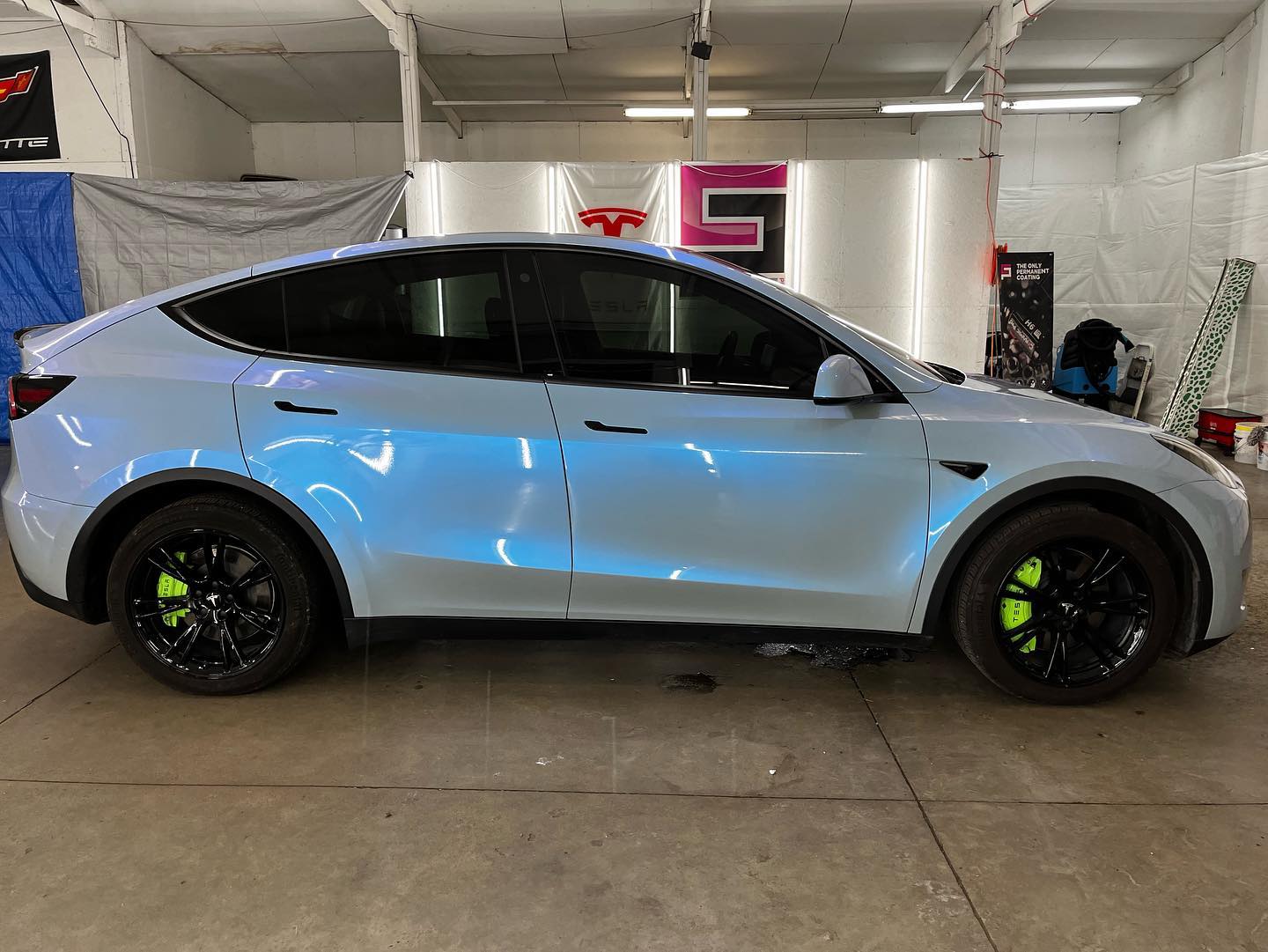 Candy Metallic Dark Gray Blue Vinyl Wrap