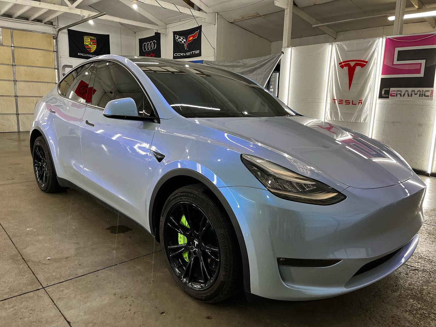 Candy Metallic Dark Gray Blue Vinyl Wrap