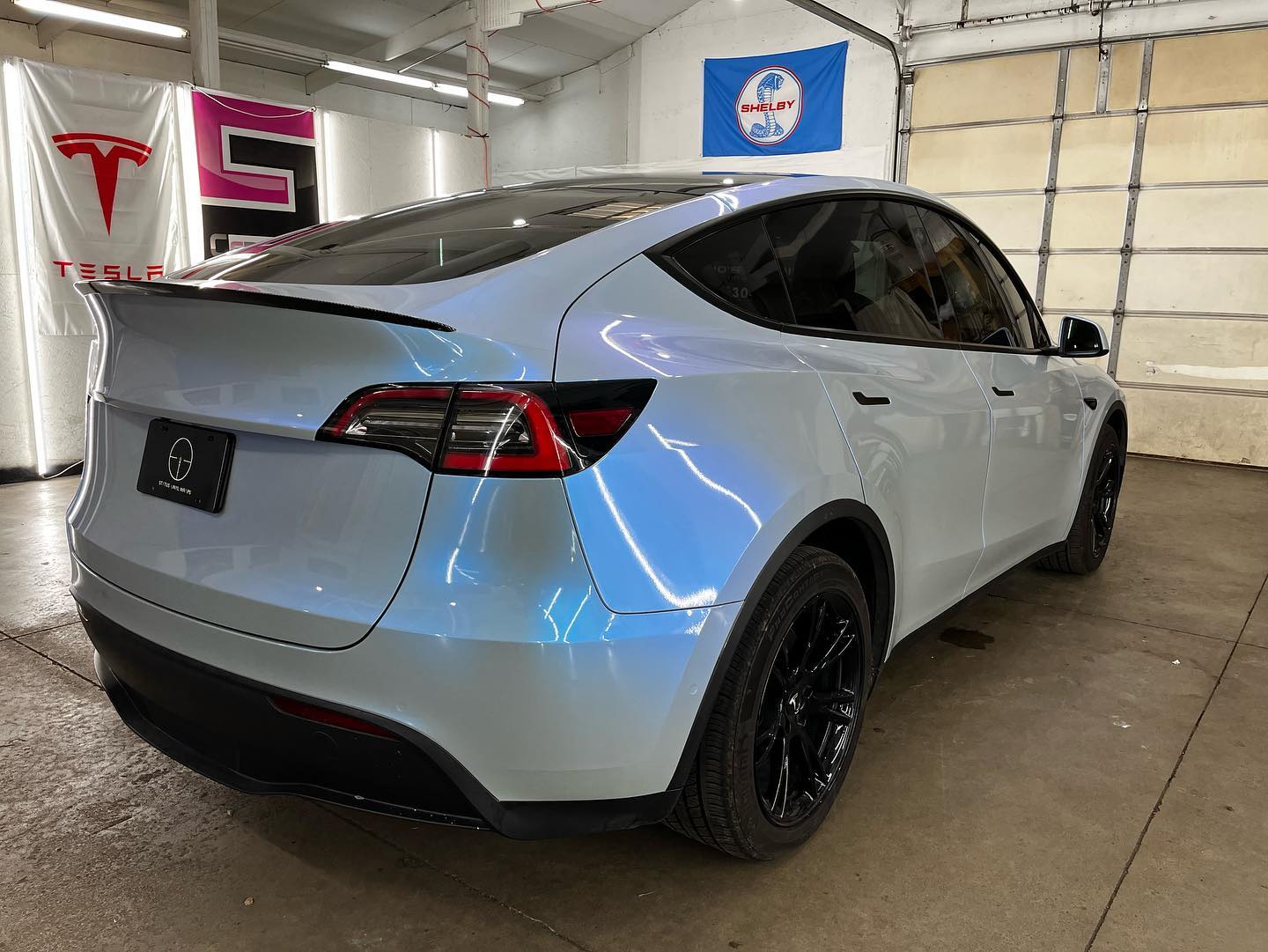 Candy Metallic Dark Gray Blue Vinyl Wrap