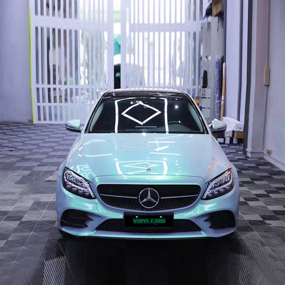 Candy Metallic Magic Gray Green Vinyl Wrap