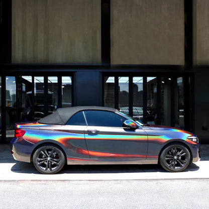 Rainbow Metallic Majestic Dark Gray Vinyl Wrap