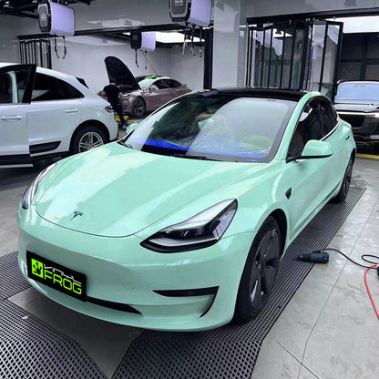 High Glossy Jamaican Aqua Vinyl Wrap