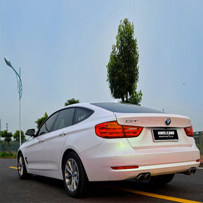 Glitter Metallic Matt Aurora White Vinyl Wrap