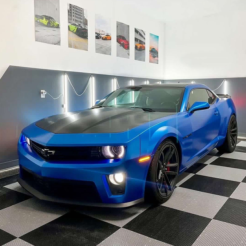 Matte Metallic Pearl Blue Vinyl Wrap