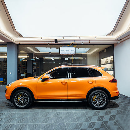Candy Metallic Neon Orange Vinyl Wrap.