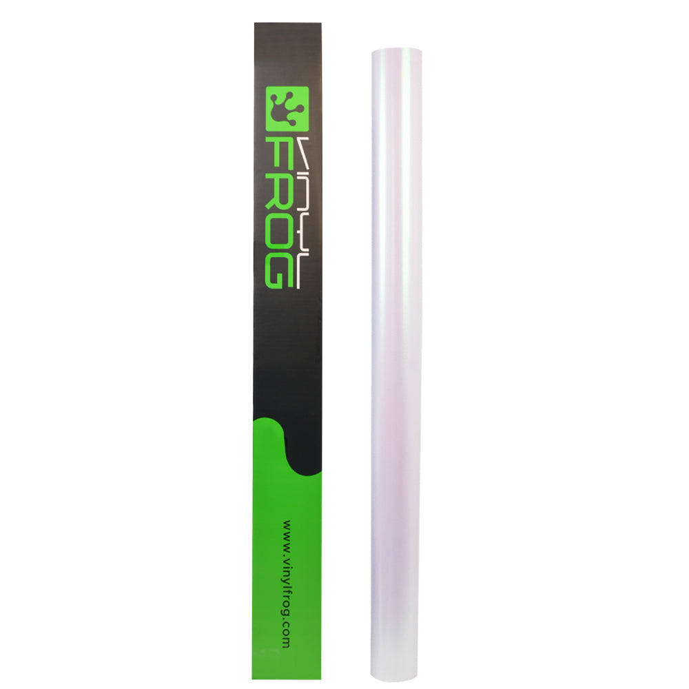 Glitter Metallic Matt Aurora White Vinyl Wrap