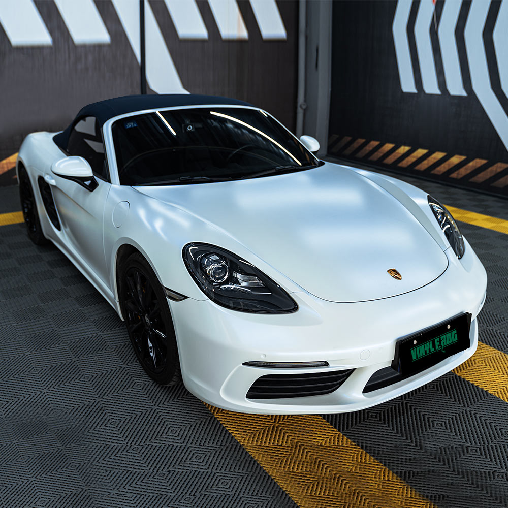 Matte White Blue.