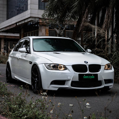 High Glossy Crystal White Vinyl Wrap