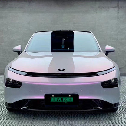 Candy Metallic Gray Pink Vinyl Wrap.