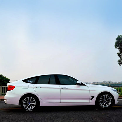 Glitter Metallic Matt Aurora White Vinyl Wrap