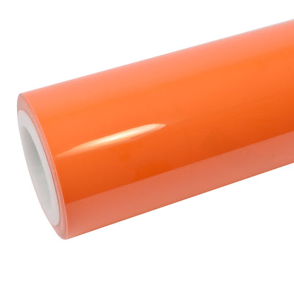 High Glossy Orange Vinyl Wrap