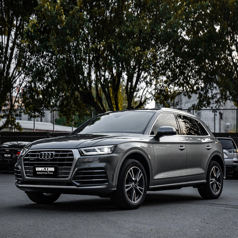 Glossy Metallic Dark Gray.
