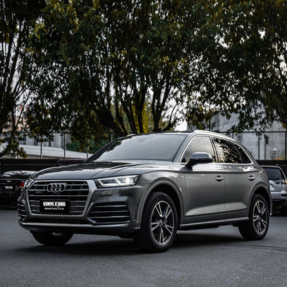 Glossy Metallic Dark Gray.
