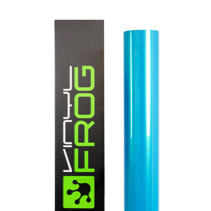 Candy Metallic Neon Light Blue Vinyl Wrap