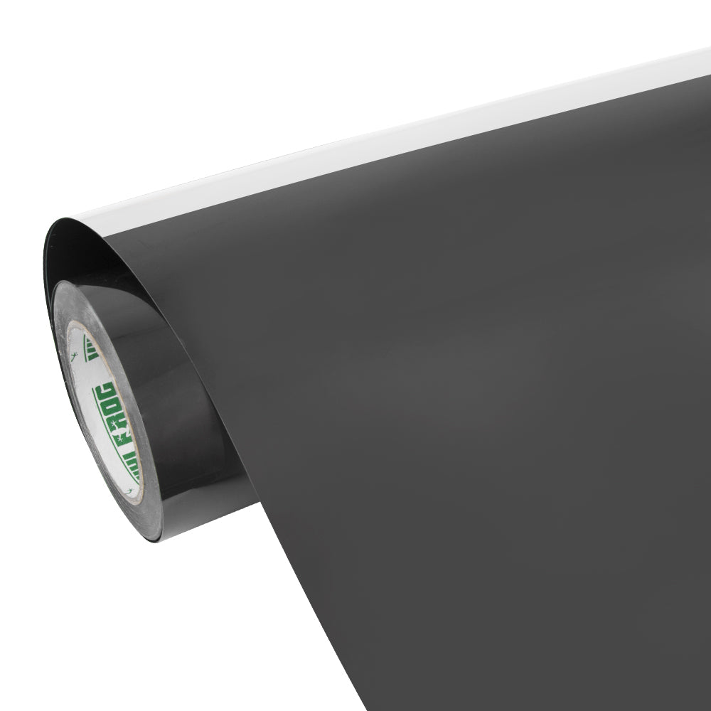 Glossy Metallic Silver Gray Vinyl Wrap