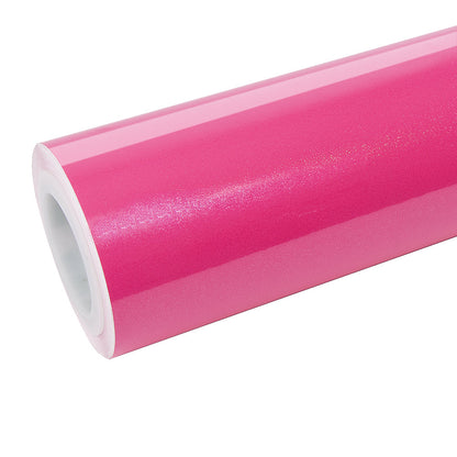 Glitter Metallic Diamond Pink Vinyl Wrap