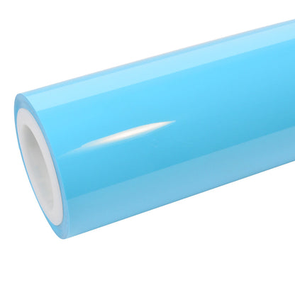 High Glossy  Sky Blue Vinyl Wrap