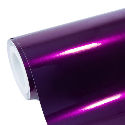 Glossy Metallic Grape Purple Vinyl Wrap