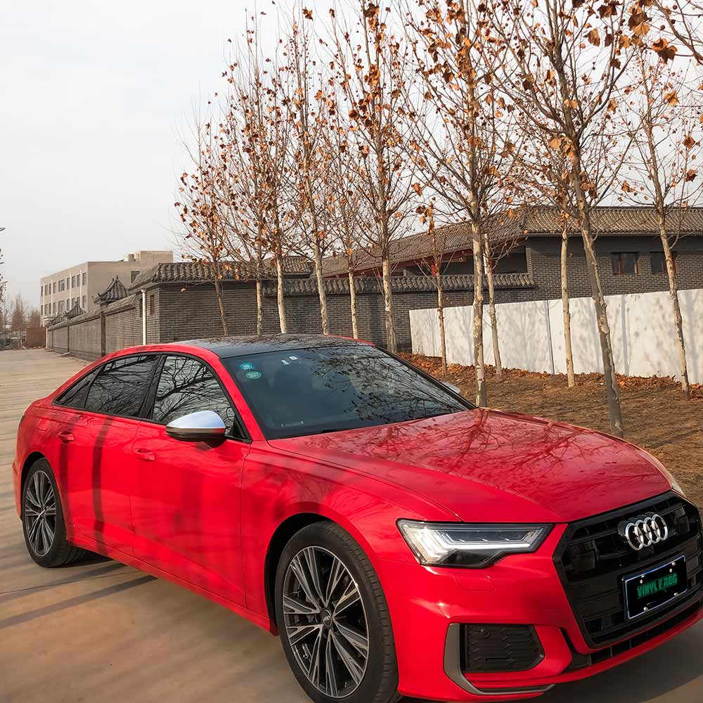 High Glossy Rouge Red Vinyl Wrap