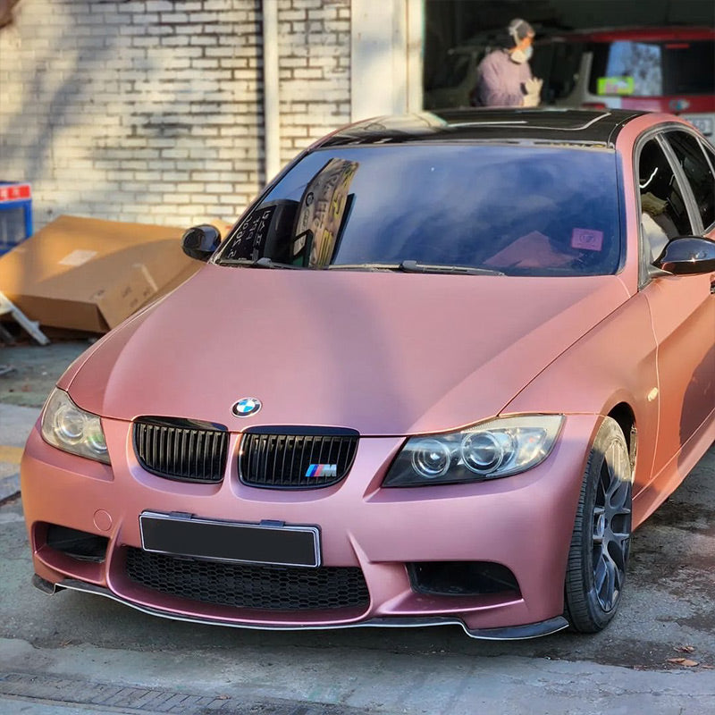 Satin Chrome Silk Rose Gold Vinyl Wrap