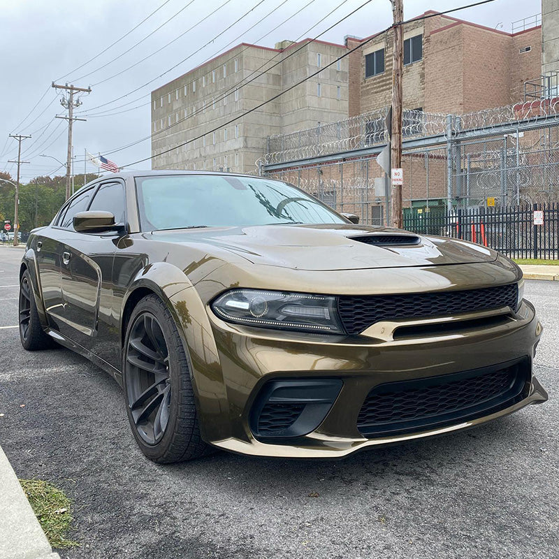 Glossy Metallic Midnight Gold Vinyl Wrap