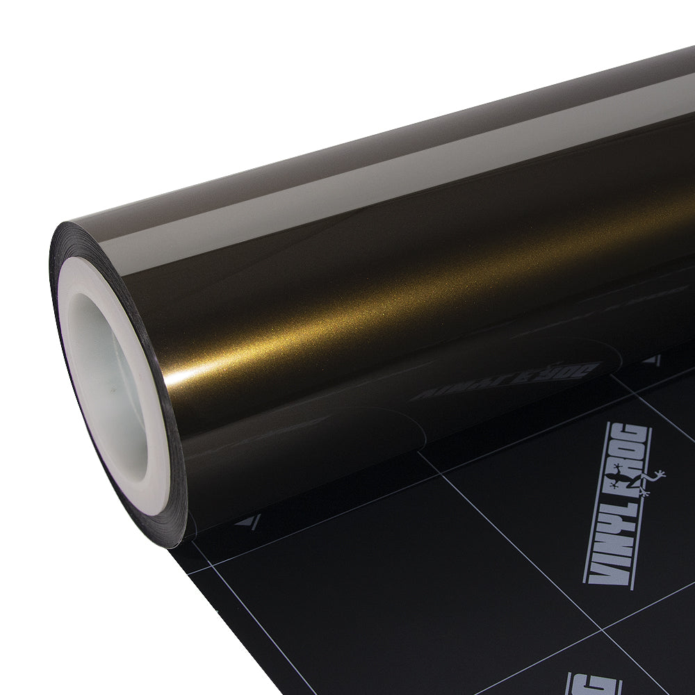 Glossy Metallic Midnight Gold Vinyl Wrap