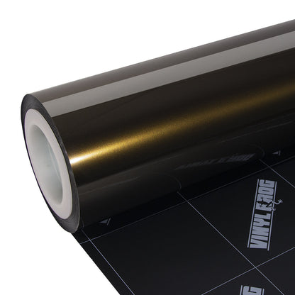 Glossy Metallic Midnight Gold Vinyl Wrap