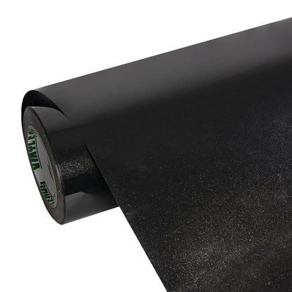 Glitter Metallic Spider Black Vinyl Wrap